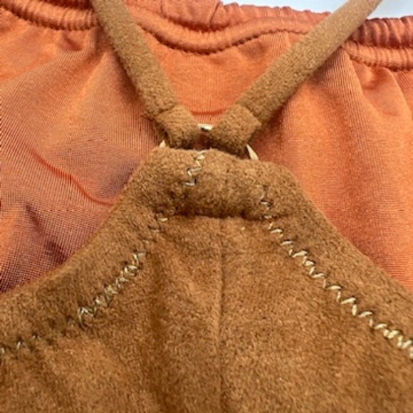 Reina Olga suede effect bikini set M straps bottom - Picture 6 of 10